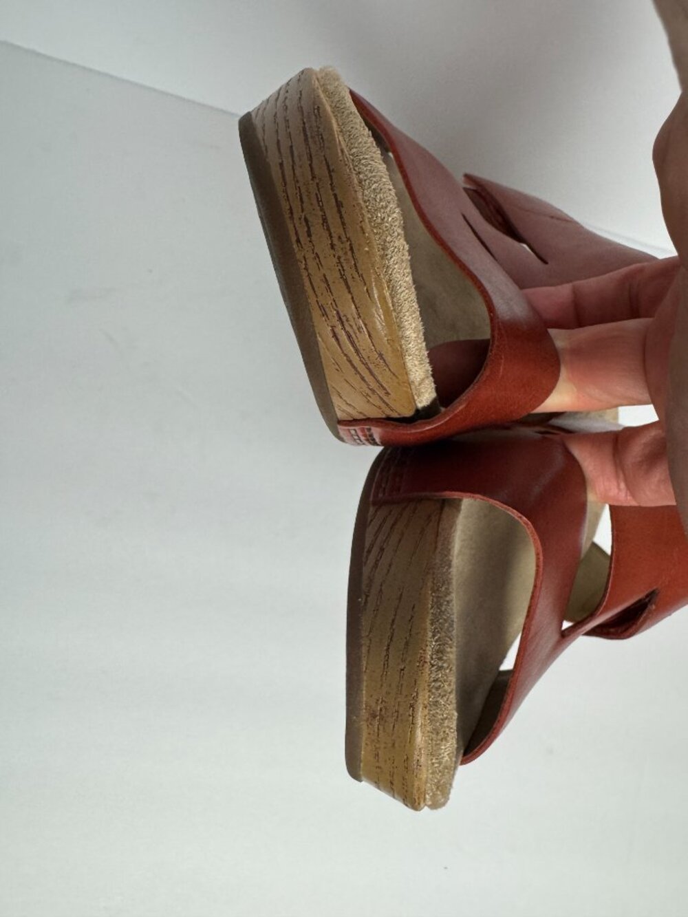 Dansko Lacee Burnished Calf Leather Strappy Sandals Coral Size EU 40 - Picture 9 of 12